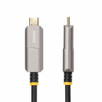 StarTech.com 146B-USBC-HDMI4K-AOC video cable adapter 598.4" (15.2 m) USB Type-C HDMI Type A (Standard) Black