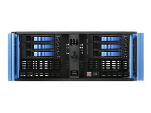 iStarUSA D406SE-B6BL computer case Rack Blue