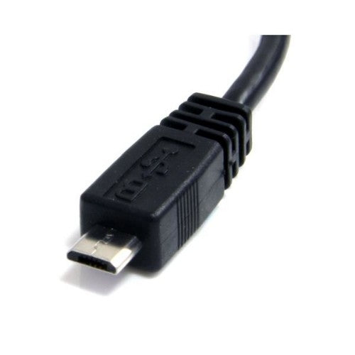 StarTech.com UUSBHAUB6IN USB cable 6" (0.152 m) USB A Micro-USB B 0.48 Gbit/s Black
