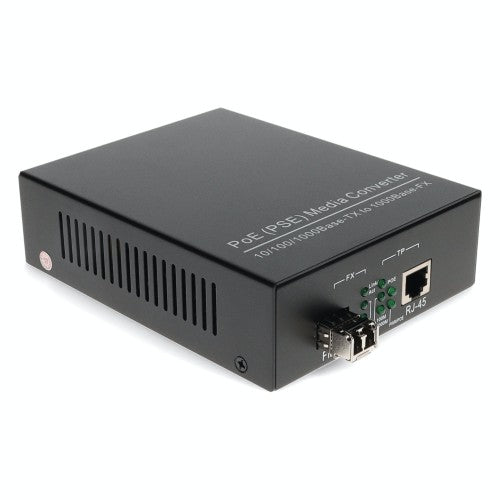 AddOn Networks ADD-GMC-SX-LC-POE-EU network media converter 1000 Mbit/s 850 nm Multi-mode Black