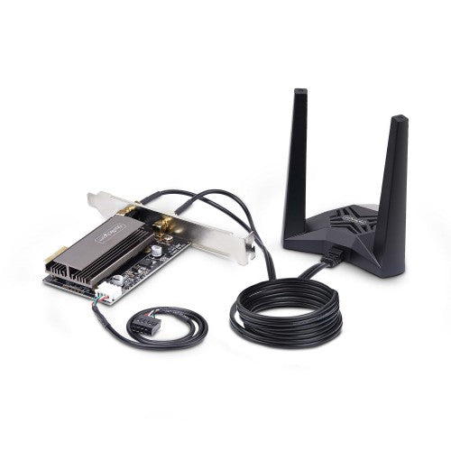 StarTech.com PAX2235-WIFI-6E-CARD network card Internal WLAN / Bluetooth 2400 Mbit/s