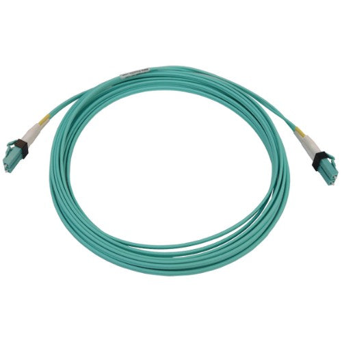 Tripp Lite N820X-05M-OM4 InfiniBand/fibre optic cable 196.9" (5 m) LC OFNR Aqua color