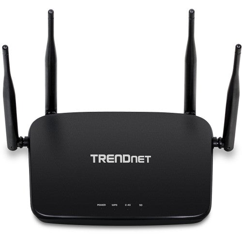Trendnet TEW-831DR wireless router Fast Ethernet Dual-band (2.4 GHz / 5 GHz) Black