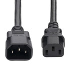 StarTech.com 8714-6600-POWER-CORD power cable Black 70.9" (1.8 m) C14 coupler C13 coupler