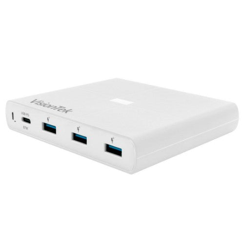 VisionTek 901285 mobile device charger Universal White USB Fast charging Indoor