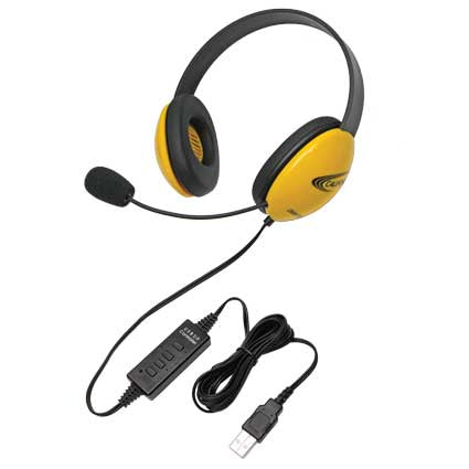 Ergoguys Listening First Headset Wired Head-band Gaming Black, Yellow