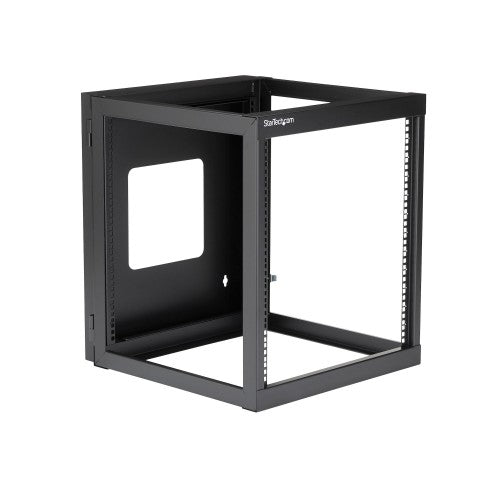 StarTech.com RK1219WALLOH rack cabinet 12U Wall mounted rack Black