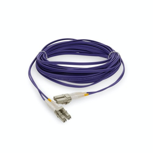 AddOn Networks ADD-LC-LC-3M5OM4P-PE-TAA InfiniBand/fibre optic cable 118.1" (3 m) LOMM Purple