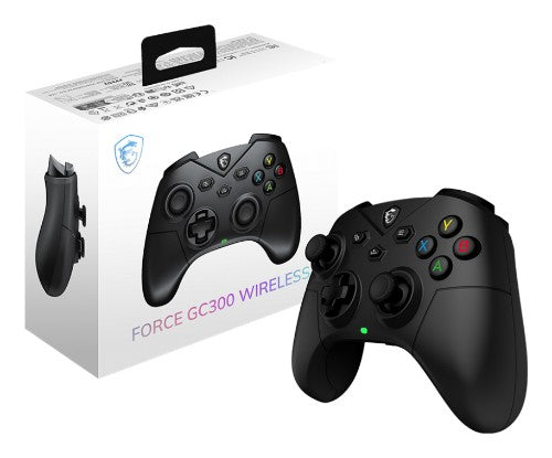 MSI FORCE GC300 WIRELESS Black USB 2.0 Gamepad Analogue PC