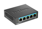D-Link DMS-105 Unmanaged L2 2.5G Ethernet (100/1000/2500) Black