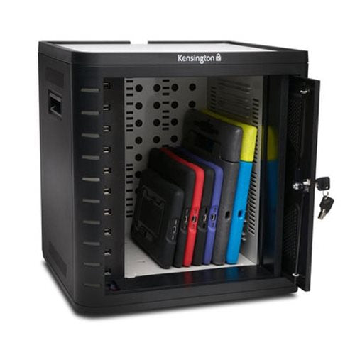 Kensington Charge & Sync Cabinet, Universal Tablet — Black