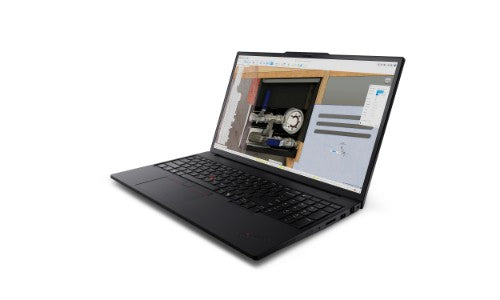 Lenovo ThinkPad P16v Gen 3 (Intel) Intel Core Ultra 7 255H Mobile workstation 16" WUXGA 64 GB DDR5-SDRAM 1 TB SSD Wi-Fi 7 (802.11be) Windows 11 Pro Black