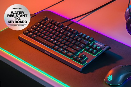 Steelseries APEX 3 TKL keyboard Gaming USB QWERTY US English Black
