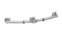 Chief Triple Horizontal Array Pole Clamp Gray Metal