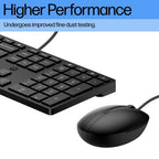 HP Wired Desktop 320MK Mouse and Keyboard