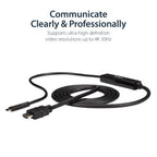 StarTech.com CDP2HDMM1MB video cable adapter 39.4" (1 m) USB Type-C HDMI Black