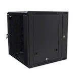 Weltron 90-4090WMEN-12U rack cabinet Wall mounted rack Black
