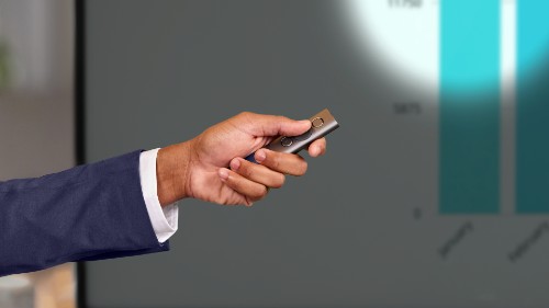 Logitech 910-005216 wireless presenter Bluetooth/RF Gray