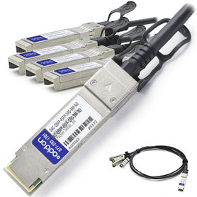 AddOn Networks DAC-QSFP-4SFP-10G-3M-AO InfiniBand/fibre optic cable 118.1" (3 m) QSFP+ 4xSFP+ Black