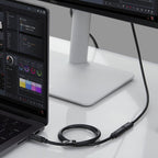 StarTech.com USB440GCMCF2F USB cable USB4 Gen 3x2 23.6" (0.6 m) USB C 40 Gbit/s 240 W Black