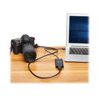 Eaton U444-H4K6-CAP video cable adapter 11.8" (0.3 m) USB Type-A HDMI Black