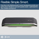 HP Poly Sync 40+ Microsoft Teams Certified USB-A USB-C Speakerphone +BT700 USB-A Adapter