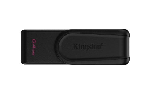 Kingston Technology DataTraveler 64GB Portable USB 3.2 Gen 1 Exodia S (Black/Black)