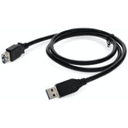 AddOn Networks USB3EXTAA3-AO USB cable USB 3.2 Gen 1 (3.1 Gen 1) 35.8" (0.91 m) USB A Black