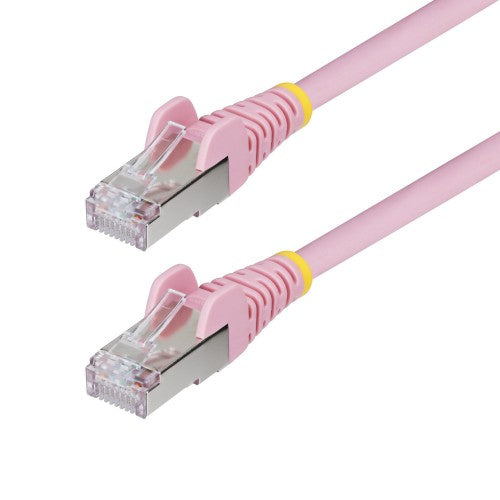 StarTech.com NLPN-6IN-CAT6A-PATCH networking cable Pink 7.87" (0.2 m) S/FTP (S-STP)
