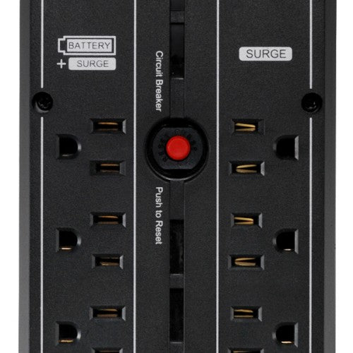 CyberPower CP1500PFCLCD uninterruptible power supply (UPS) Line-Interactive 1.5 kVA 900 W 10 AC outlet(s)