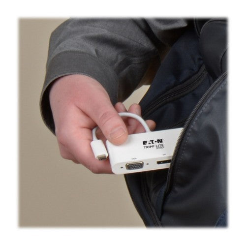 Tripp Lite U444-06N-HVDPW USB graphics adapter 3840 x 2160 pixels White