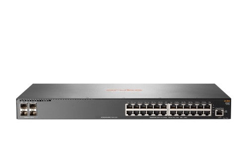 HPE Aruba Networking 2930F 24G 4SFP+ Managed L3 Gigabit Ethernet (10/100/1000) 1U Gray
