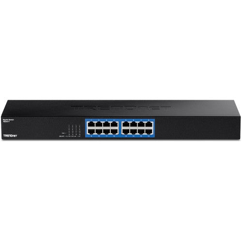 Trendnet TEG-S17 network switch Gigabit Ethernet (10/100/1000) Black