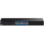 Trendnet TEG-S17 network switch Gigabit Ethernet (10/100/1000) Black