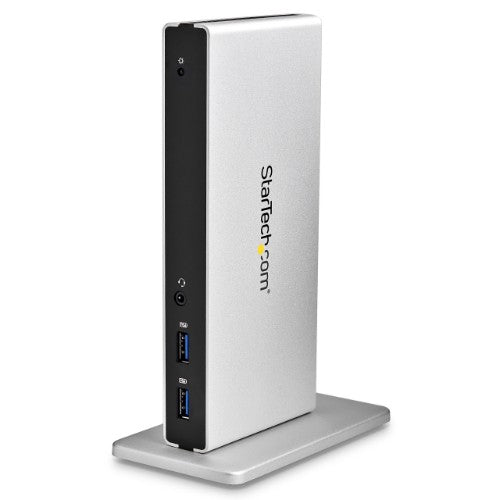 StarTech.com USB3SDOCKDD laptop dock/port replicator Wired USB 3.2 Gen 1 (3.1 Gen 1) Type-B Black, Silver