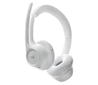 Logitech 981-001416 headphones/headset Wireless Head-band Office/Call center Bluetooth White