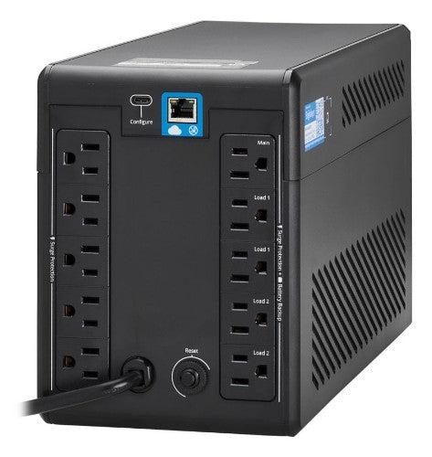 Eaton SMART750LCDTNC uninterruptible power supply (UPS) Line-Interactive 0.75 kVA 500 W 10 AC outlet(s)
