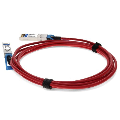 AddOn Networks SFP-H10GB-CU0-5M-RD-AO InfiniBand/fibre optic cable 19.7" (0.5 m) SFP+ Red