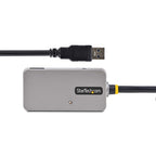 StarTech.com U01043-USB-EXTENDER interface hub USB 3.2 Gen 1 (3.1 Gen 1) Type-A 5000 Mbit/s Black, Silver