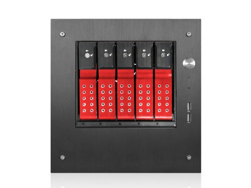 iStarUSA S-35-DE5 Mini Tower Black, Red