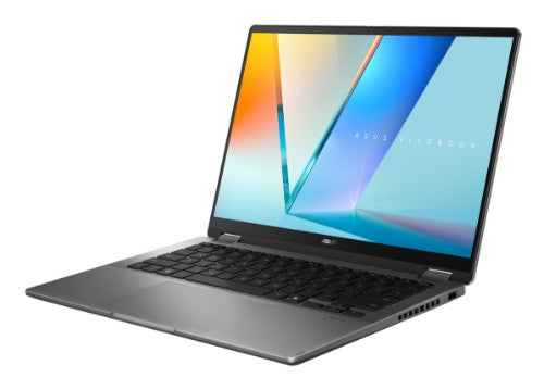 ASUS Vivobook 14 Flip TP3407AA-DS96T Copilot+ PC Intel Core Ultra 9 386H Hybrid (2-in-1) 14" Touchscreen WUXGA 32 GB LPDDR5x-SDRAM 1 TB SSD Wi-Fi 7 (802.11be) Windows 11 Home Gray