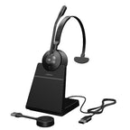 Jabra Engage 55 Headset Wireless Head-band Office/Call center Micro-USB Charging stand Black