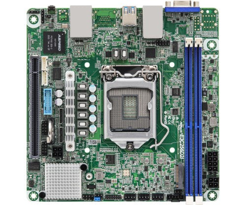 Asrock E3C256D2I motherboard Intel C256 LGA 1200 (Socket H5) mini ITX
