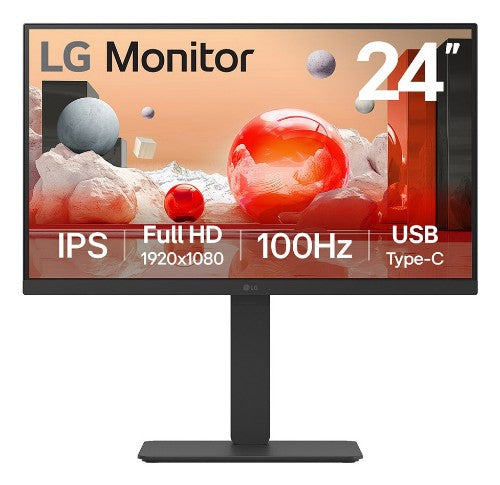 LG 24BA650 computer monitor 23.8" 1920 x 1080 pixels Full HD LED Black