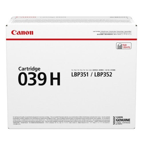 0288C001 (039 H) Toner black, 25K pages