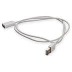 AddOn Networks USBEXTAB3MMFW USB cable USB 2.0 118.1" (3 m) USB A USB B White
