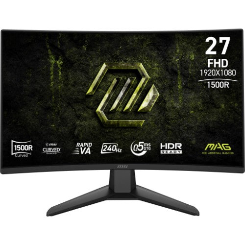 MSI MAG 274CF X24 computer monitor 27" 1920 x 1080 pixels Full HD Black