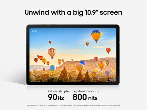 Samsung Galaxy Tab S10 FE 5G LTE-TDD & LTE-FDD 128 GB 10.9" 8 GB Wi-Fi 6 (802.11ax) Gray