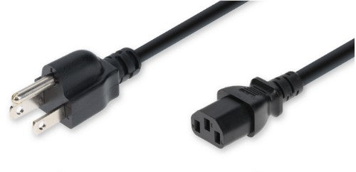 AddOn Networks ADD-N5152C15C14G8FBK power cable Black 94.5" (2.4 m) NEMA 5-15P C15 coupler
