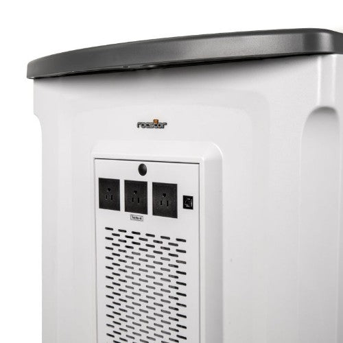 Rocstor VT0018-S1 portable device management cart/cabinet Black, Silver